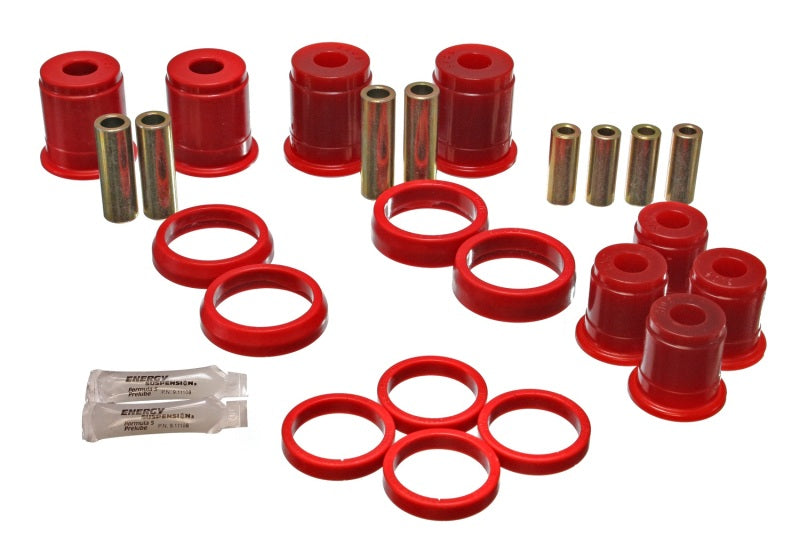 Load image into Gallery viewer, Energy Suspension 93-98 Jeep Grand Cherokee Red Frt Control Arm Bushings-Must reuse OEM Outer Shells
