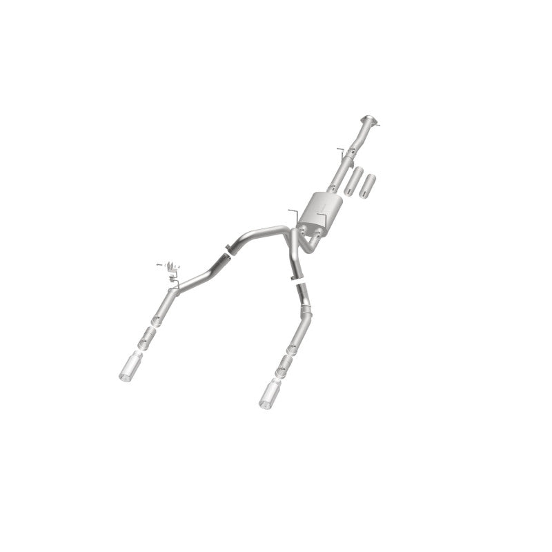 Load image into Gallery viewer, MagnaFlow Stainless Cat-Back Exhaust 2015 Chevy Silverado 2500HD 6.0L Dual Split Rear Exit 4in
