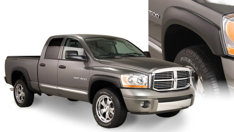 Load image into Gallery viewer, Bushwacker 06-08 Dodge Ram 1500 Fleetside OE Style Flares 4pc 75.9/76.3in Bed - Black
