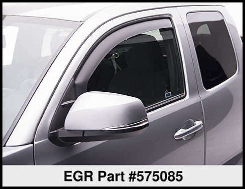 Load image into Gallery viewer, EGR 16-17 Toyota Tacoma In-Channel Window Visors - Matte (575085)
