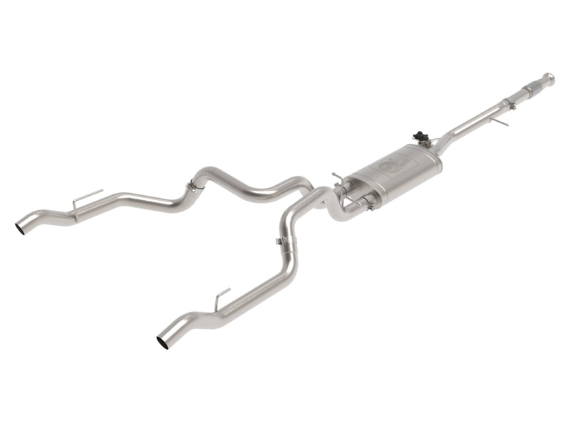 Load image into Gallery viewer, aFe Gemini XV 3in 304 SS Cat-Back Exhaust w/ Cutout 19-21 GM Silverado/Sierra 1500 V8

