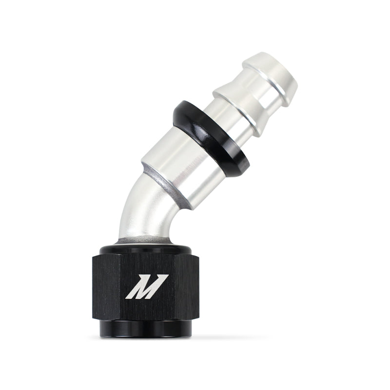 Load image into Gallery viewer, Mishimoto 45 Degree Push Lock Fitting - 8AN
