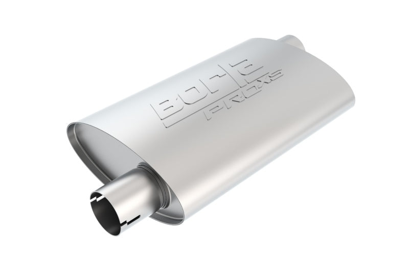 Load image into Gallery viewer, Borla Universal Pro-XS Muffler Oval 2.5in Inlet/Outlet Offset/Offset Notched Muffler
