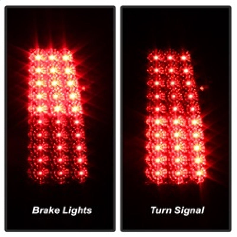 Load image into Gallery viewer, xTune Chevy Silverado 1500/2500/3500 03-06 LED Tail Lights Red Clear ALT-ON-CS03-LED-RC
