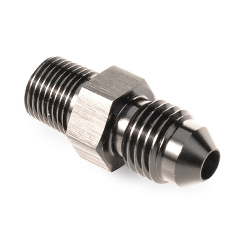 Load image into Gallery viewer, Snow Performance 1/8in NPT To 4AN Straight Water Fitting (Black)
