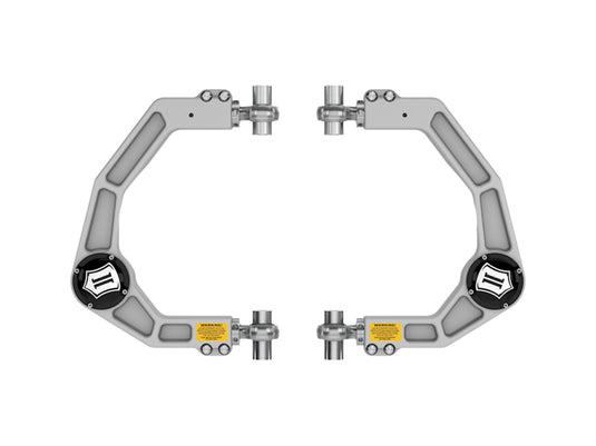 ICON 21-23 Ford F150 Billet Front Upper Control Arms DJ Pro Kit