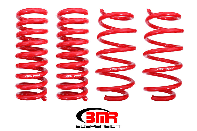 Load image into Gallery viewer, BMR 08-19 Dodge Challenger Lowering Springs 1.25in Drop - Set of 4 - Red
