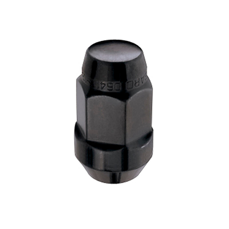 Load image into Gallery viewer, McGard Hex Lug Nut (Cone Seat Bulge Style) M14X1.5 / 22mm Hex / 1.945in. Length (4-Pack) - Black
