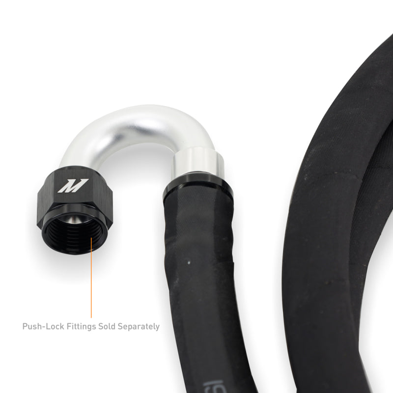 Load image into Gallery viewer, Mishimoto Push Lock Hose, Black, -8AN, 240in Length
