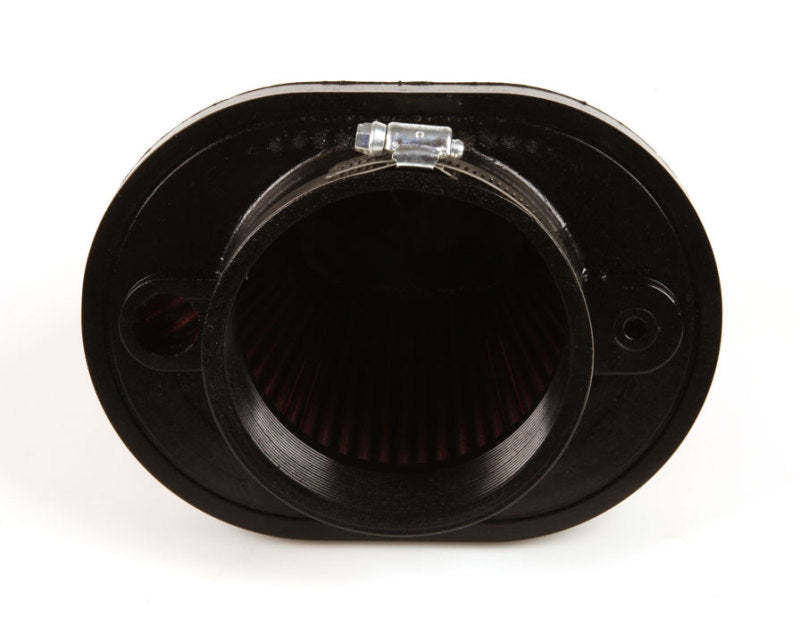 Load image into Gallery viewer, K&amp;N Universal Chrome Filter-Oval Tapered 4in Flg ID x 5.375in Base O/S W x 3.313in Top O/S W
