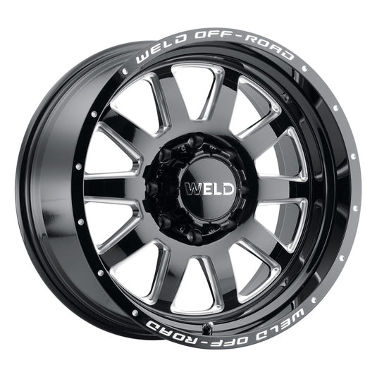 Weld Off-Road W102 20X9.0 Stealth 6X135 6X139.7 ET00 BS5.00 Gloss Black MIL 106.1