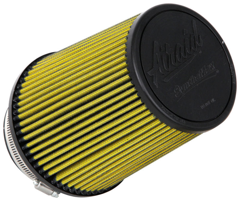 Load image into Gallery viewer, Airaid Universal Air Filter - Cone 4in Flange x 6in Base x 4-5/8in Top x 7in Height - Synthamax
