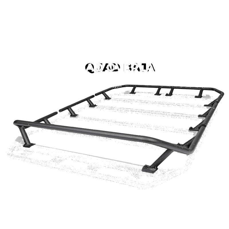Load image into Gallery viewer, Go Rhino SRM300 Dual Rail Kit (For 40x40in. Rack) - Tex. Blk (Rails ONLY - Req. Platform)
