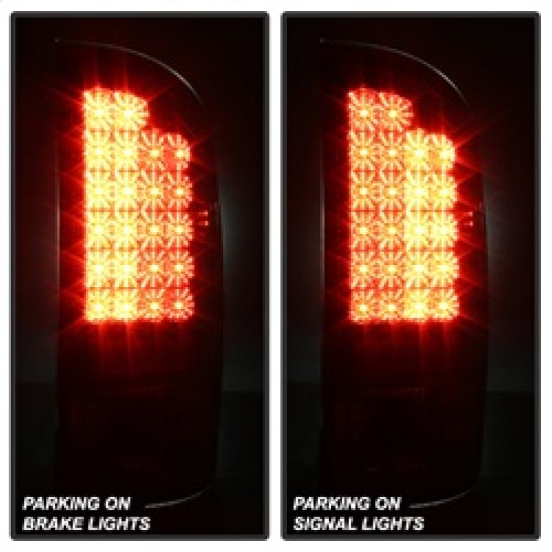 Load image into Gallery viewer, Spyder Dodge Ram 02-06 1500/Ram 2500/3500 03-06 LED Style Tail Lights Smoke ALT-YD-DRAM02-LED-SM
