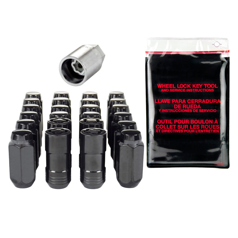 Load image into Gallery viewer, McGard 6 Lug Hex Install Kit w/Locks (Cone Seat Nut) M14X1.5 / 13/16 Hex / 1.945in. Length - Black
