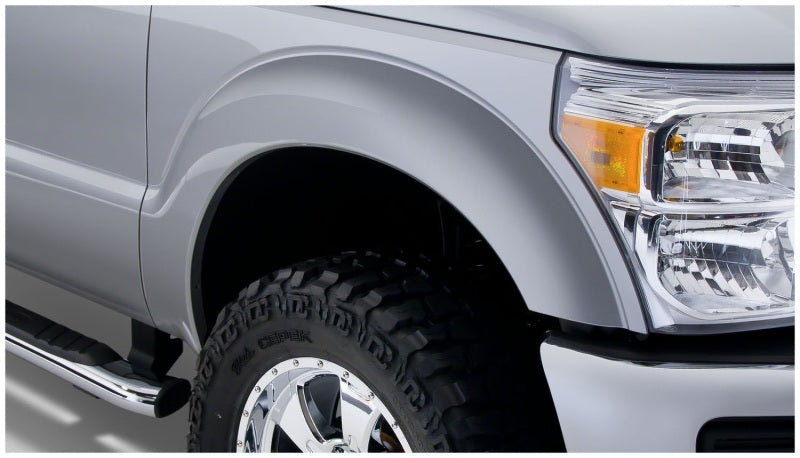 Load image into Gallery viewer, Bushwacker 11-16 Ford F-250 Super Duty Styleside Extend-A-Fender Style Flares 2pc - Black
