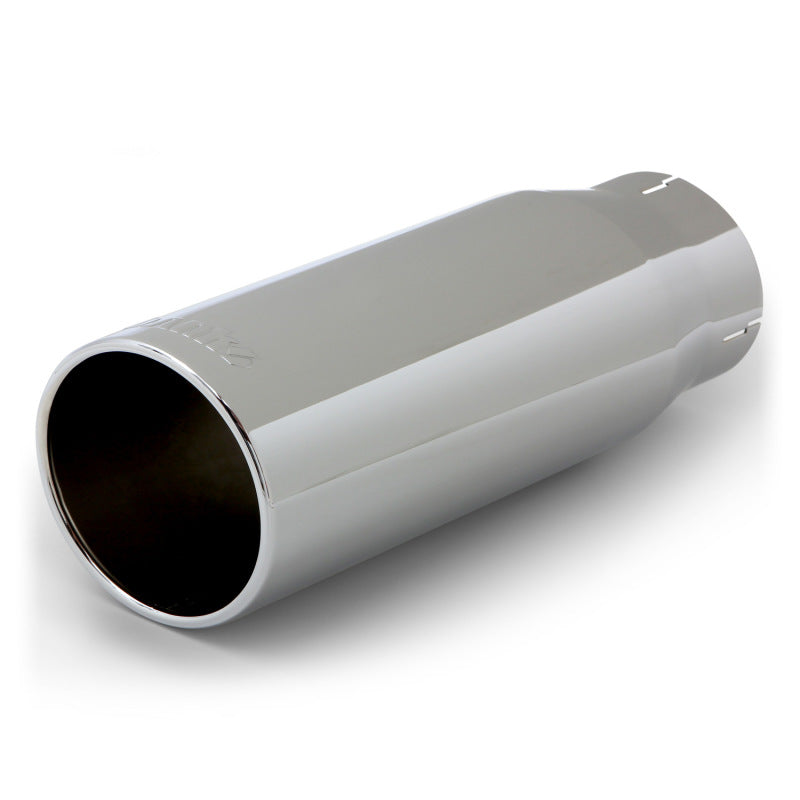 Load image into Gallery viewer, Banks Power Tailpipe Tip Kit - SS Round Straight Cut - Chrome - 3.5in Tube - 4.38in X 12in
