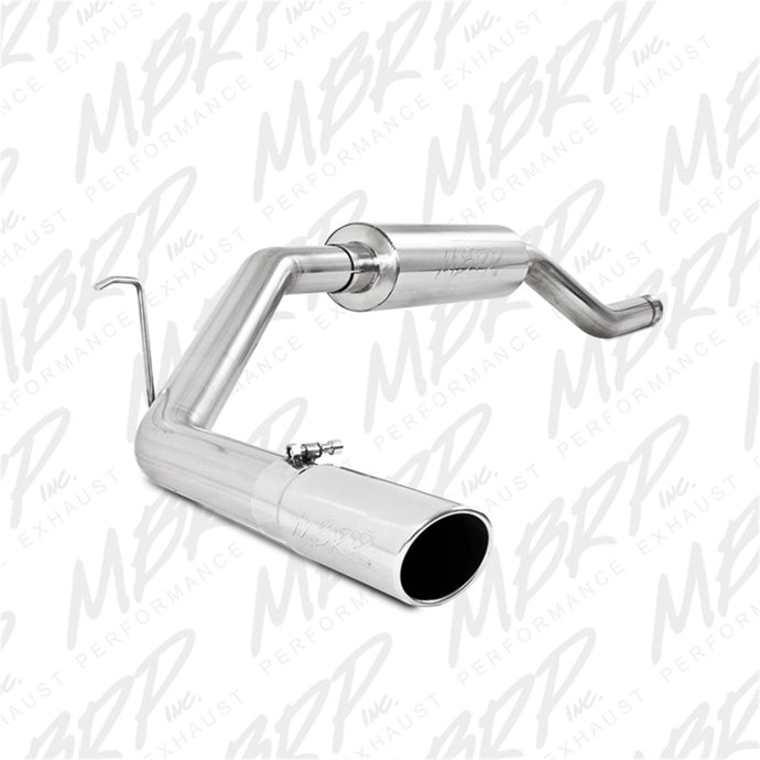 MBRP 00-06 Toyota Tundra All 4.7L Models Resonator Back Single Side Exit Aluminized Exhaust System