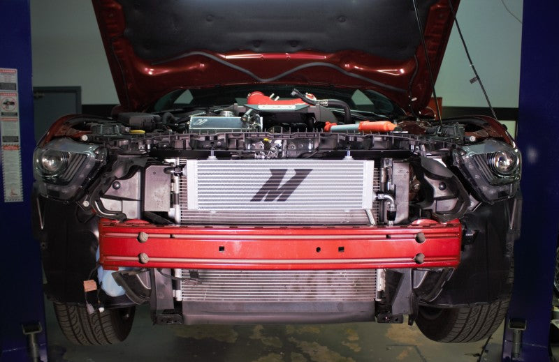 Load image into Gallery viewer, Mishimoto 2015+ Ford Mustang GT Thermostatic Oil Cooler Kit - Silver
