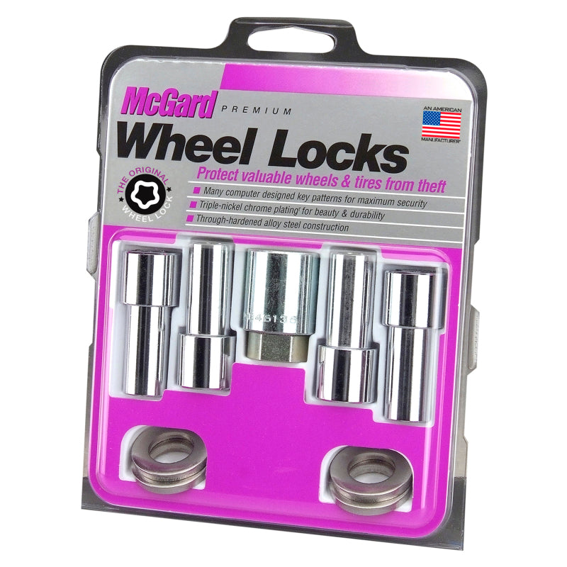 Load image into Gallery viewer, McGard Wheel Lock Nut Set - 4pk. (X-Long Shank) M12X1.5 / 13/16 Hex / 2.165in. Length - Chrome
