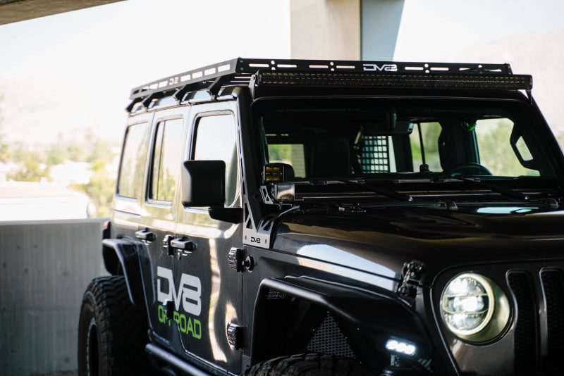 Load image into Gallery viewer, DV8 Offroad 2018+ Jeep Wrangler JLO A Pillar Dual Light Pod Mounts

