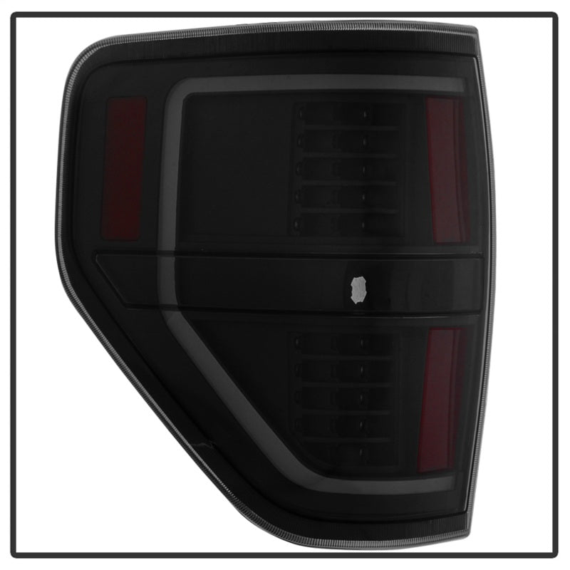 Load image into Gallery viewer, xTune 09-14 Ford F-150 Light Bar LED Tail Lights - Black Smoke (ALT-JH-FF15009-LBLED-BSM)
