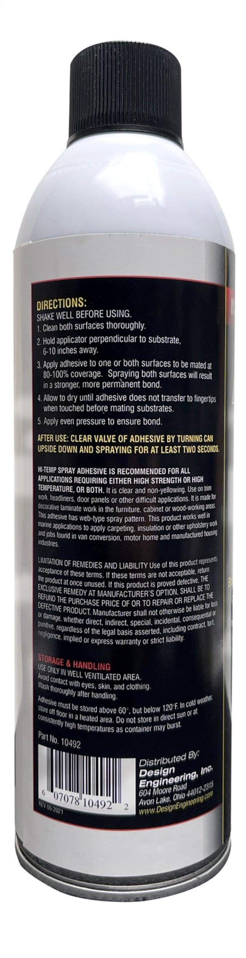 Load image into Gallery viewer, DEI Hi Temp Spray Adhesive 13.3 oz. Can (Aerosol)
