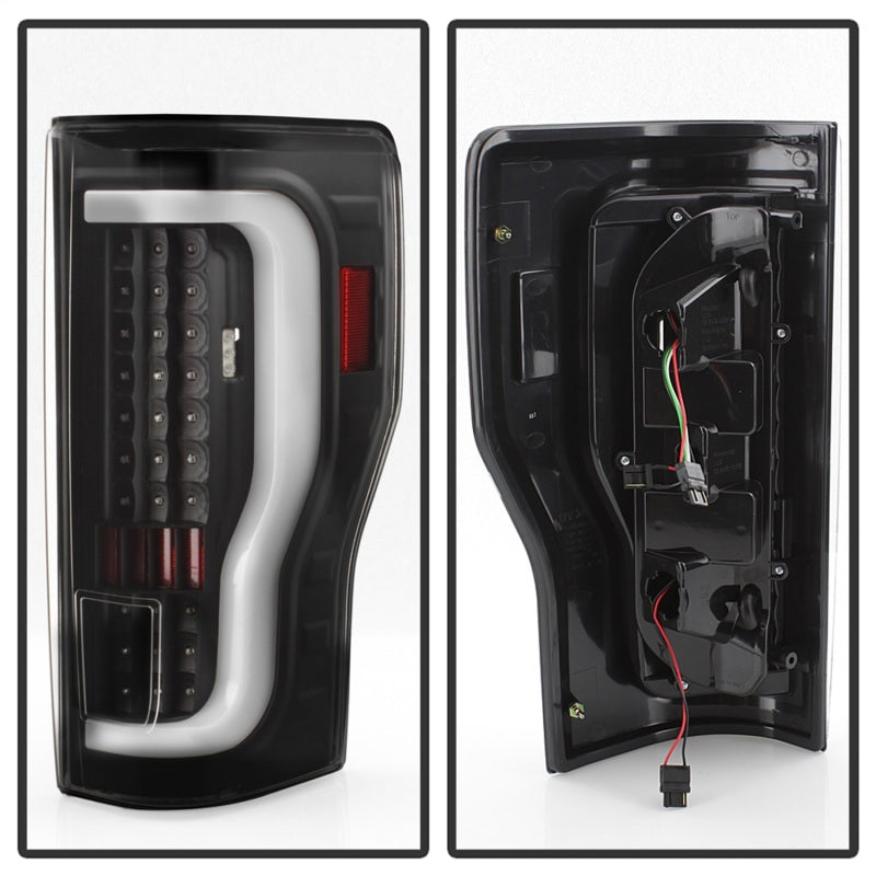 Load image into Gallery viewer, xTune 17-18 Ford F-250 Super Duty (Excl LED Models) LED Tail Lights - Black (ALT-ON-FS17-LBLED-BK)
