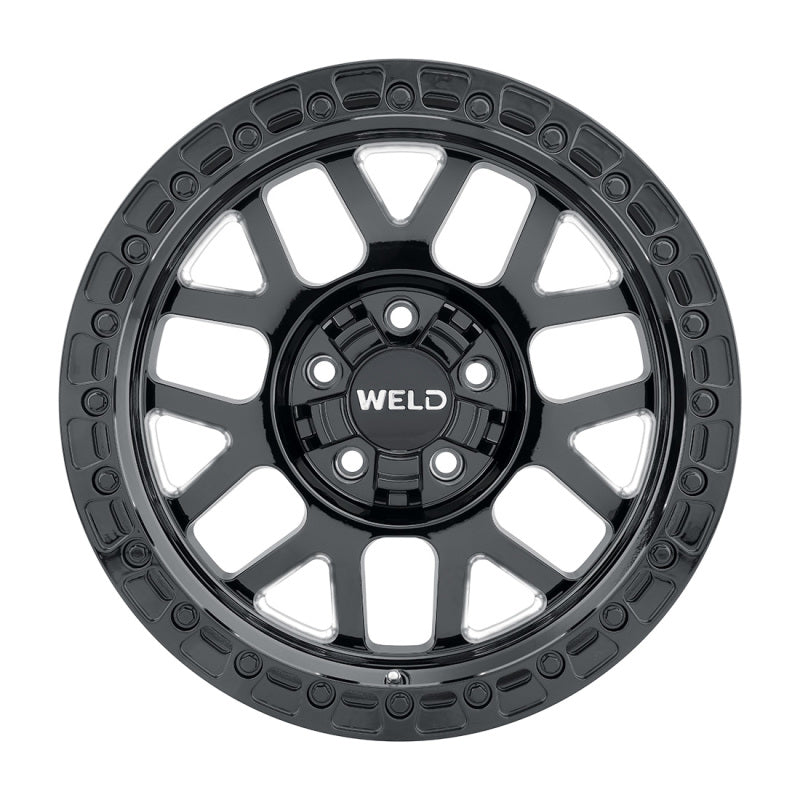 Load image into Gallery viewer, Weld Off-Road W105 17X10 Cinch 6X135 6X139.7 ET-25 BS4.50 Satin Black MIL / Gloss Black 106.1
