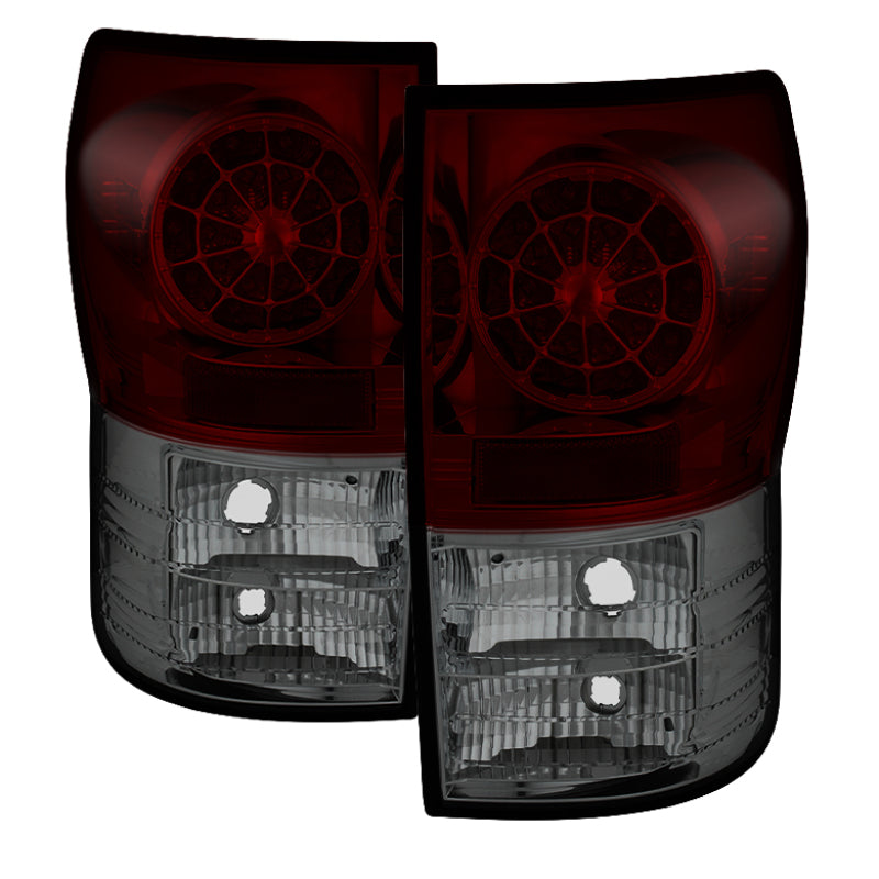 Load image into Gallery viewer, Spyder Toyota Tundra 07-13 LED Tail lights Red Smoke ALT-YD-TTU07-LED-RS
