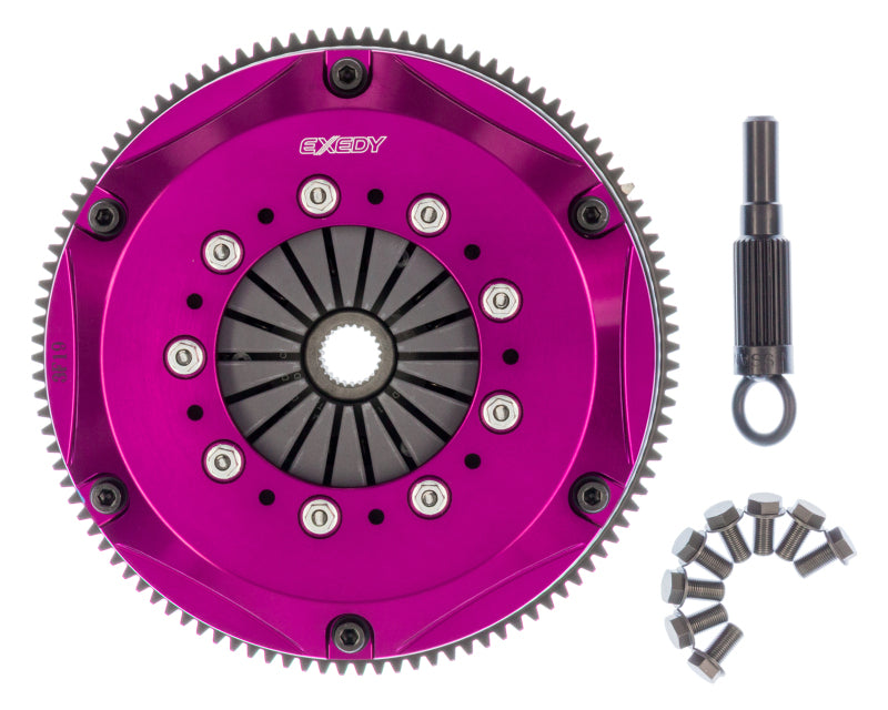 Load image into Gallery viewer, Exedy 1989-1994 Nissan 240SX Hyper Twin Cerametallic Clutch Sprung Center Disc Push Type Cover
