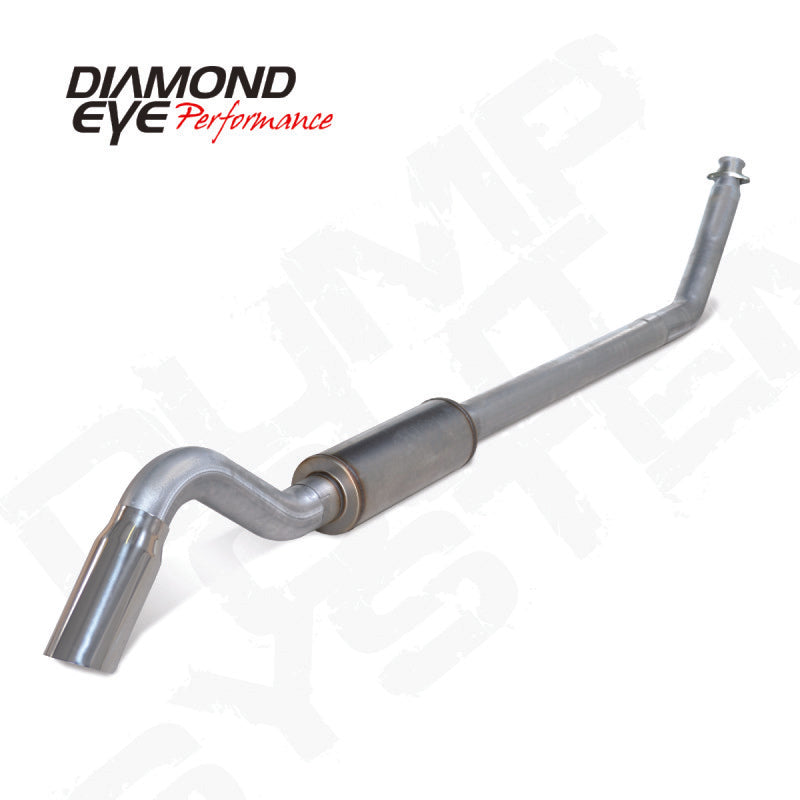 Load image into Gallery viewer, Diamond Eye 4in AL TURBO BACK SGL DUMP OUT 94-02 DODGE INCLUDING TIP
