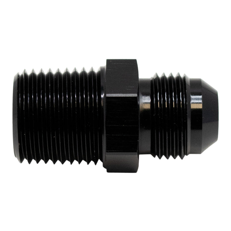 Load image into Gallery viewer, DeatschWerks 8AN Male Flare to 1/2in Male NPT Adapter - Anodized Matte Black
