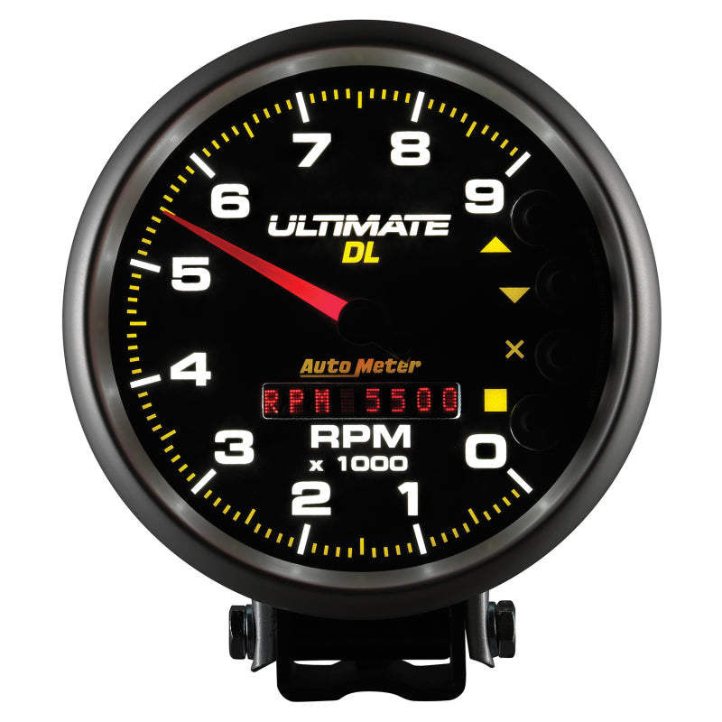 Load image into Gallery viewer, Autometer 5 inch Ultimate DL Playback Tachometer 9000 RPM - Black
