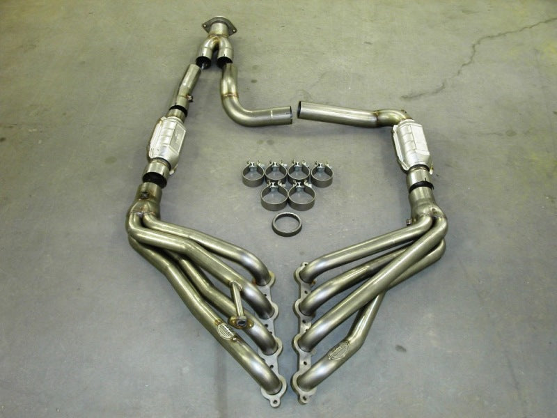 Load image into Gallery viewer, Stainless Works Chevy/GMC Truck 1999-02 Headers 4WD with Converters
