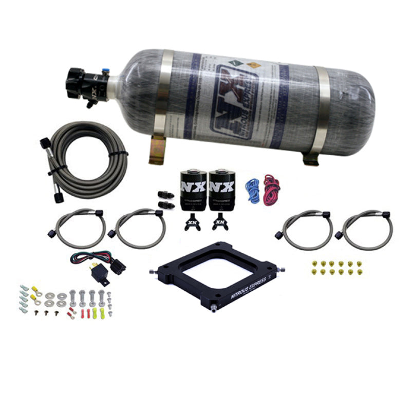 Load image into Gallery viewer, Nitrous Express 4500 Assassin Plate Pro Power Nitrous Kit (100-500HP) w/12lb Bottle
