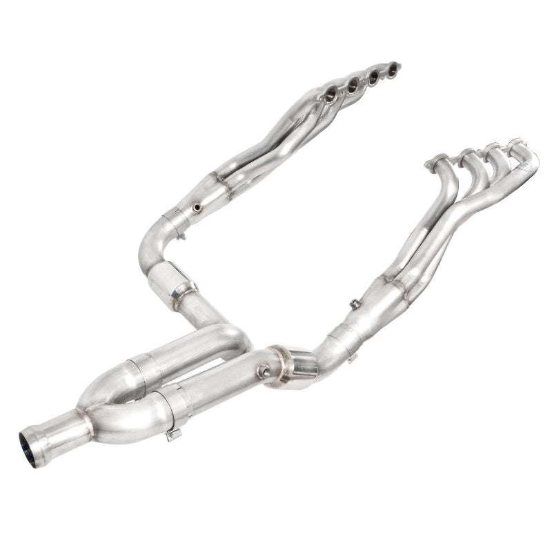 Load image into Gallery viewer, Stainless Works 2007-13 Chevy Silverado/GMC Sierra Headers 1-7/8in Primaries High-Flow Cats Y-Pipe
