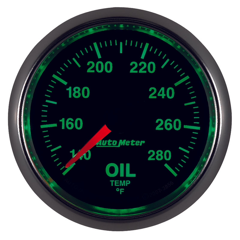 Load image into Gallery viewer, Autometer GS Series 2-1/16in Oil Temperature Gauge 140-280 Degrees Electric Full Sweep
