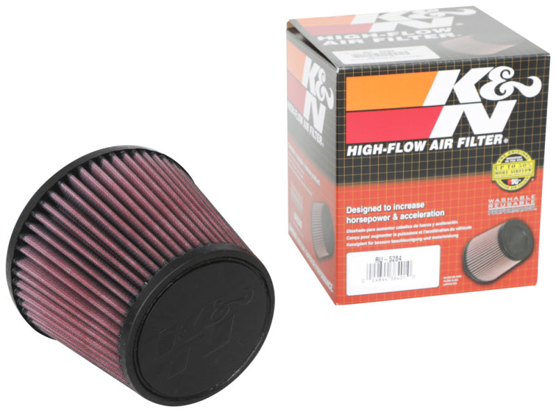 Load image into Gallery viewer, K&amp;N Universal Clamp-On Air Filter 2.75in Flange ID x 5.875in Base OD x 4.5in Top OD x 5in Height
