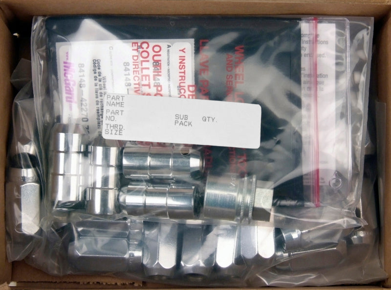 Load image into Gallery viewer, McGard 8 Lug Hex Install Kit w/Locks (Cone Seat Nut) 9/16-18 / 13/16 Hex / 1.75in. Length - Chrome
