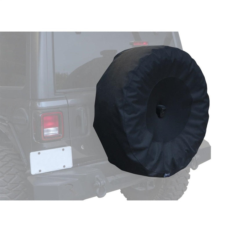 Load image into Gallery viewer, Rampage 2018-2019 Jeep Wrangler(JL) Sport 2-Door Tire Cover w/Cam Slot 33in -35in - Black
