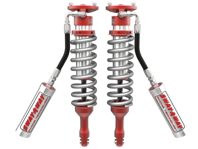 aFe 05-22 Toyota Tacoma / 03-09 4Runner V6 4L Sway-A-Way 2.5 Front Coilover Kit w/ Remote Reservoirs