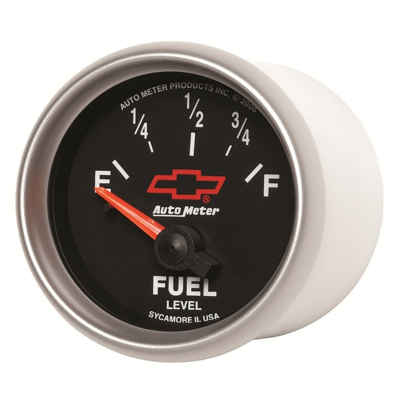 Load image into Gallery viewer, Autometer GM Bowtie Black 2-1/16 Fuel Level, 0-90 , Air-Core 8-18V
