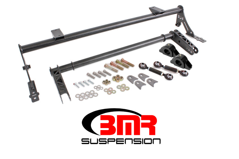 Load image into Gallery viewer, BMR 05-14 S197 Mustang Rear Bolt-On Hollow 35mm Xtreme Anti-Roll Bar Kit (Delrin) - Black Hammertone
