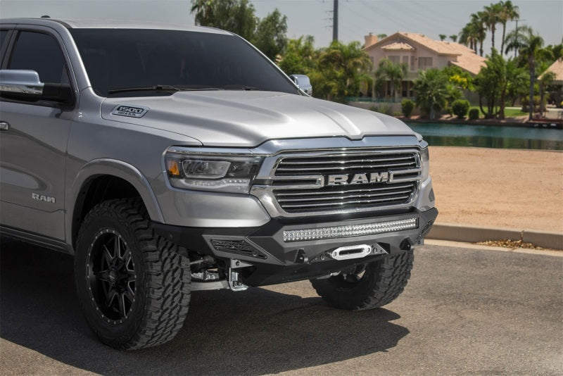 Load image into Gallery viewer, Addictive Desert Designs 19 Ram 1500 Stealth Fighter Front Bumper w/ Winch Mount &amp; Sensor Cut Outs
