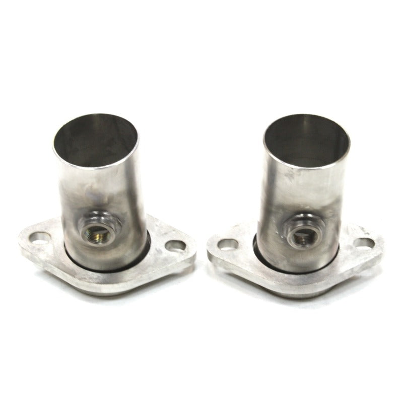 Load image into Gallery viewer, JBA 2.5in 304 Series Stainless Steel 2 Bolt Starter Tubes w/O2 sensor bungs
