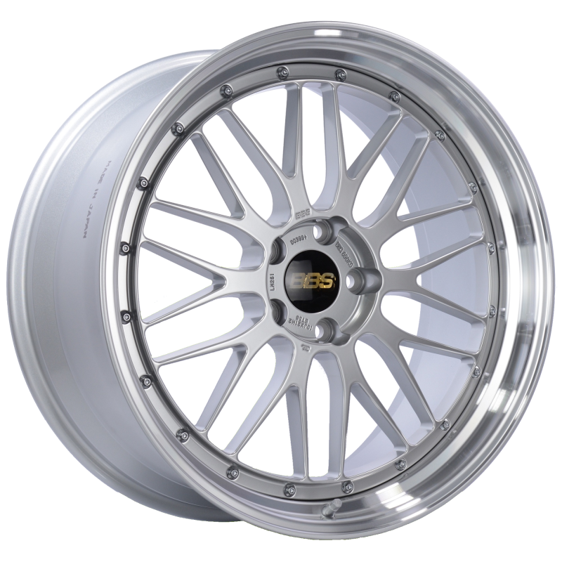 Load image into Gallery viewer, BBS LM 21x10 5x120 ET38 Diamond Silver Center Diamond Cut Lip Wheel -82mm PFS/Clip Required
