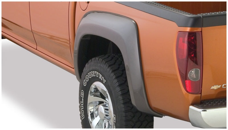 Load image into Gallery viewer, Bushwacker 04-12 GMC Canyon Extend-A-Fender Style Flares 2pc 61.1/72.8in Bed - Black
