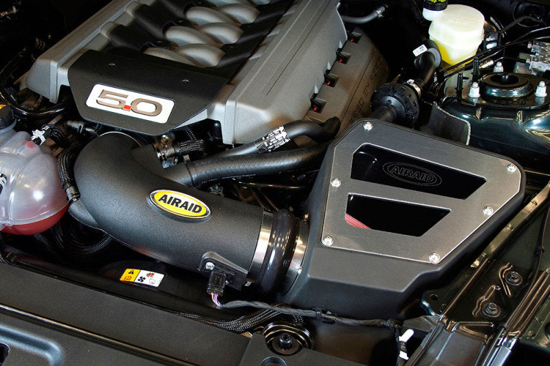 Load image into Gallery viewer, Airaid 2015 Ford Mustang 5.0L V8 Intake System (Oiled / Red Media)
