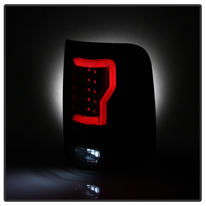 Load image into Gallery viewer, Spyder Ford F150 04-08 Styleside Tail Light V2 - LED - Black Smoke ALT-YD-FF15004V2-LBLED-BSM
